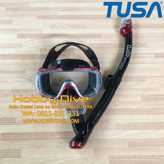 Gambar Tusa Visio Tri-Ex Adult Combo UC-3125QB MDR Mask Snorkel dari HOBBY DIVE Kota Denpasar Tokopedia