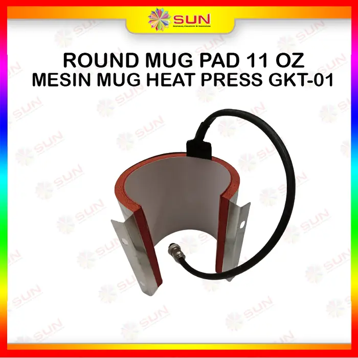 Gambar Elemen Mesin Press Mug / Heating Pad Press Mug Celcius 11 OZ - EM/SM Lubang 8, Surabaya dari Sun Indonesia Kota Surabaya 5 Tokopedia