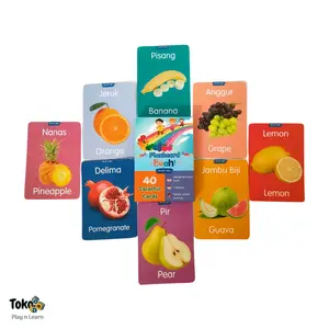 Mainan Edukasi Anak My First Flash Cards Buah Kartu Pintar Fruits