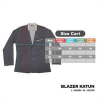 Gambar Jstro Jas Blazer Pria Katun Twil Hitam Formal Blazer Double Breasted - L dari Jstro Store Kota Yogyakarta 2 Tokopedia