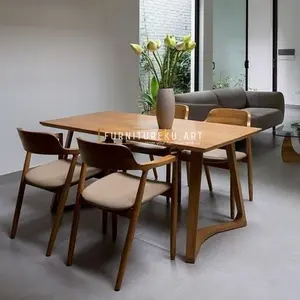 meja makan minimalis terbaru, kursi makan jati , meja makan 4 kursi