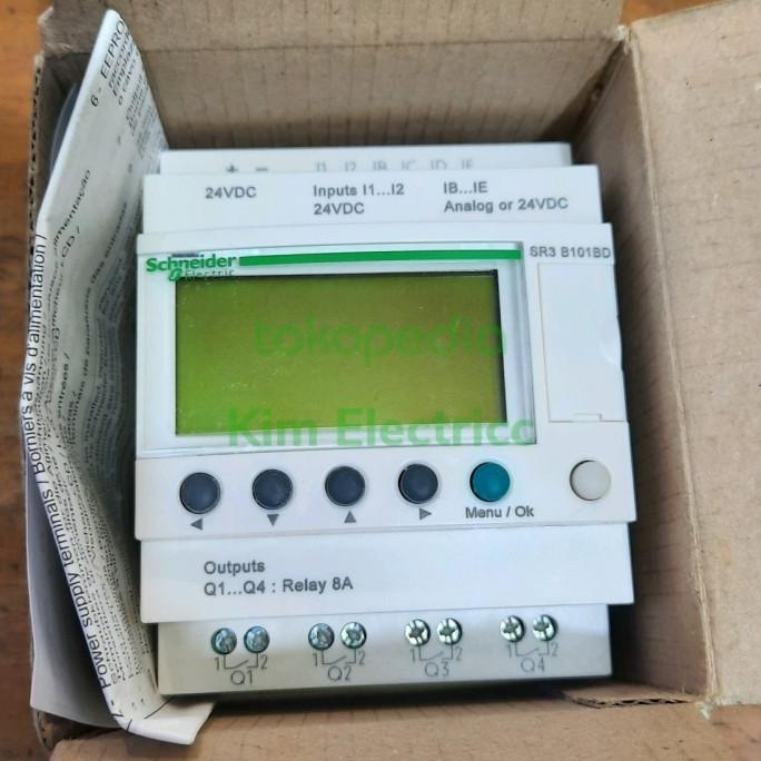 Jual Diskon Smart Relay Zelio Sr3B101Bd Sr3 B101Bd 24Vdc Schneider ...