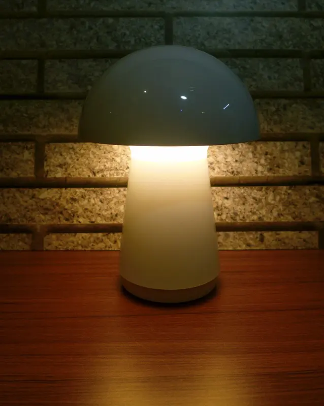 Lampu Meja - LED Mushroom Table Lamp - USB Rechargeable 1