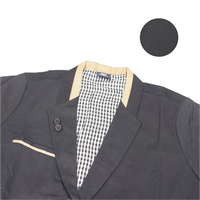 Gambar Jstro Jas Blazer Pria Katun Twil Hitam Formal Blazer Double Breasted - L dari Jstro Store Kota Yogyakarta 5 Tokopedia