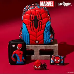 Tas Smiggle Backpack Spiderman Hoodie Marvel