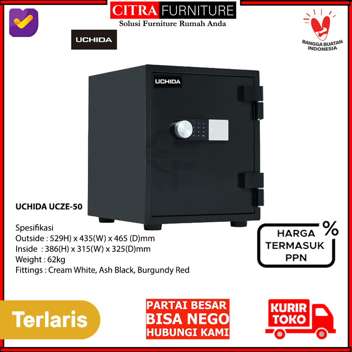 Gambar UCHIDA  Brankas Besi UCZE-50 dari Citra furniture Kota Administrasi Jakarta Pusat Tokopedia