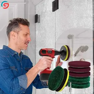 Busa Mesin Poles Keramik Dinding Lantai Kotor Drill Cleaning Pad 8PCS