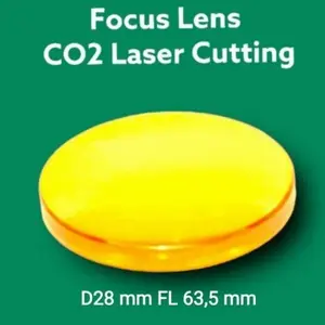 Lensa fokus Laser cutting Co2/CVD USA ZnSE/ Lensa Fokus D28mm T4mm