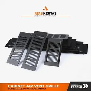 grill black lubang hawa aluminium ventilasi lemari kabinet kitchen set