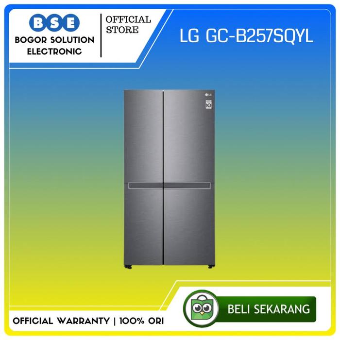 Gambar Kulkas Side by Side 643 L LG GC-B257SQYL 643L Side by Side Inverter LG dari Bogor Solution Electronic Kota Bogor Tokopedia