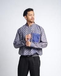 Gambar Batik Fractal Purbawasesa Kemeja Pria Lengan Panjang dari Batik Fractal Kota Bandung 4 Tokopedia