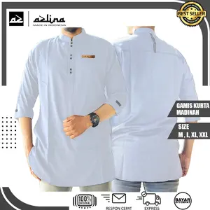 AZLINA - BAJU KOKO PREMIUM KATUN MADINAH - KOKO KURTA PAKISTAN TERBARU