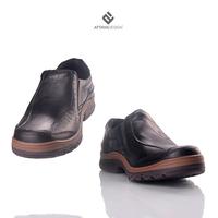 Gambar Sepatu Slip On Pria Attaya Design Kulit Asli Pendek Tanpa Tali 027 Shoes Flat Hitam Coklat TP - Cokelat, 41 dari ATTAYA DESIGN Kab. Malang 4 Tokopedia