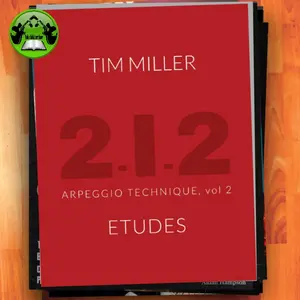 Buku Tablature Gitar - Tim Miller - 2-1-2 Arpeggio Technique Volume 2