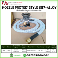 Gambar SELF EDUCTING MONITOR NOZZLE FOAM PROTEK 887 ALLOY PEMANCAR AIR dari Putra safety mandiri 2 Kota Administrasi Jakarta Utara 3 Tokopedia