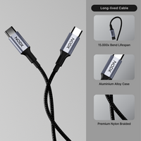 Gambar NODX Kabel USB-C to USB-C Fast Charging - Black 1M dari NODX Kota Administrasi Jakarta Utara 3 Tokopedia