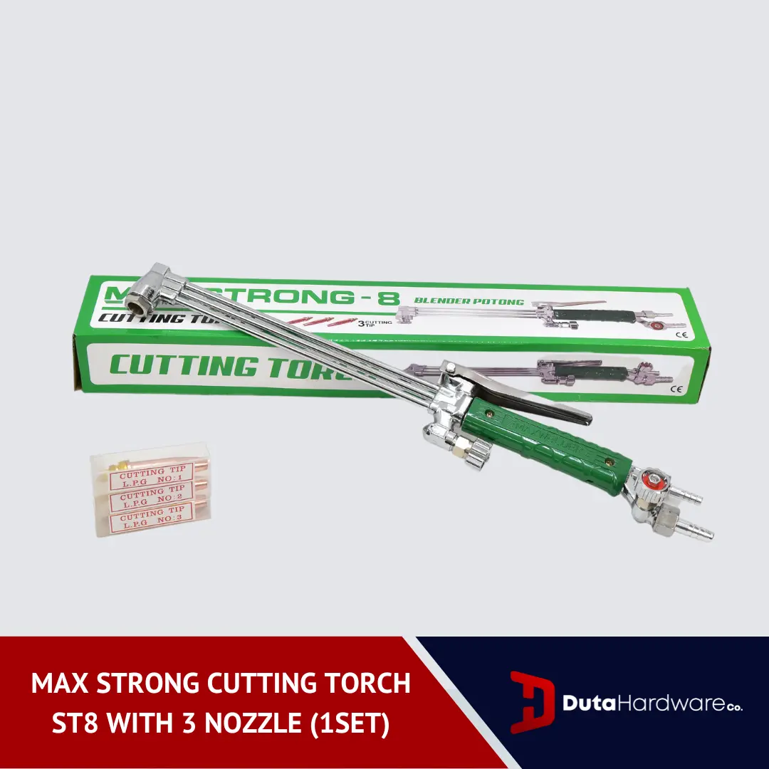 Max Cutting Torch Strong 8 LPG  3 Nozzle Stang Blender Las potong