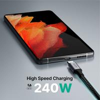 Gambar NODX Kabel USB-C to USB-C Fast Charging - Black 1M dari NODX Kota Administrasi Jakarta Utara 4 Tokopedia