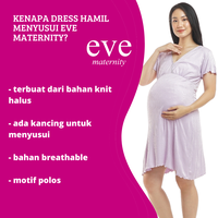 Gambar Eve Maternity Baju Hamill Dress Knit Menyusui Nyaman IDM121 - ABU dari Eve Maternity Store Kota Administrasi Jakarta Barat 2 Tokopedia