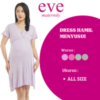 Gambar Eve Maternity Baju Hamill Dress Knit Menyusui Nyaman IDM121 - ABU dari Eve Maternity Store Kota Administrasi Jakarta Barat 1 Tokopedia