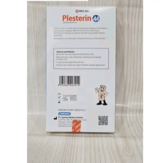 Hansaplast plester coklat elastis dan onemed transparan isi 100 dewasa 3