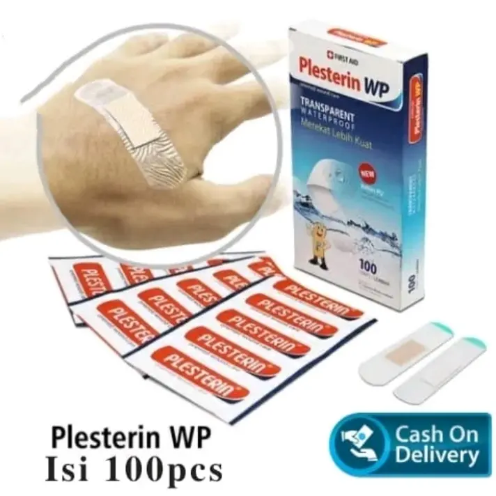 Hansaplast plester coklat elastis dan onemed transparan isi 100 dewasa 4