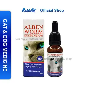 Obat Cacing Albenworm Drop 20 ml - RAID ALL