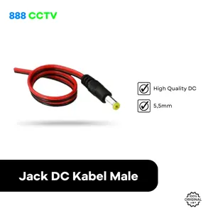 Konektor Jack DC Kabel Male