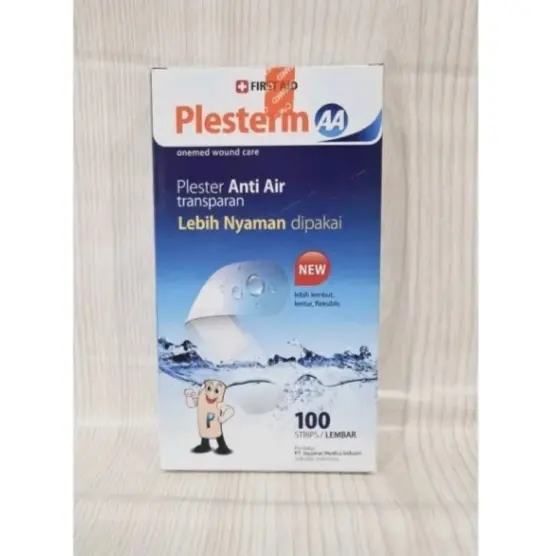 Hansaplast plester coklat elastis dan onemed transparan isi 100 dewasa 2
