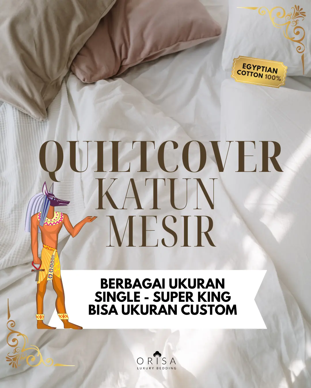 Quiltcover | Duvet Cover katun mesir egyptian cotton