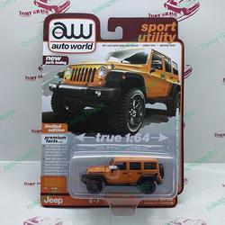 Auto World 2018 Jeep Wrangler Unlimited 4x4 1/64 Diecast