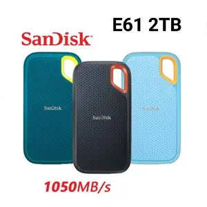 SSD EXTERNAL SANDISK V2 2TB Portabel Eksternal Speed 1050 MB/s 2 TB
