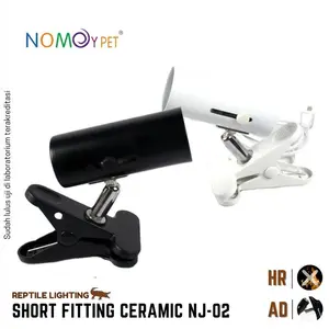 FITTING LAMPU CERAMIC UVA UVB KERAMIK NOMOY JEPIT REPTIL SULCATA NOMOY