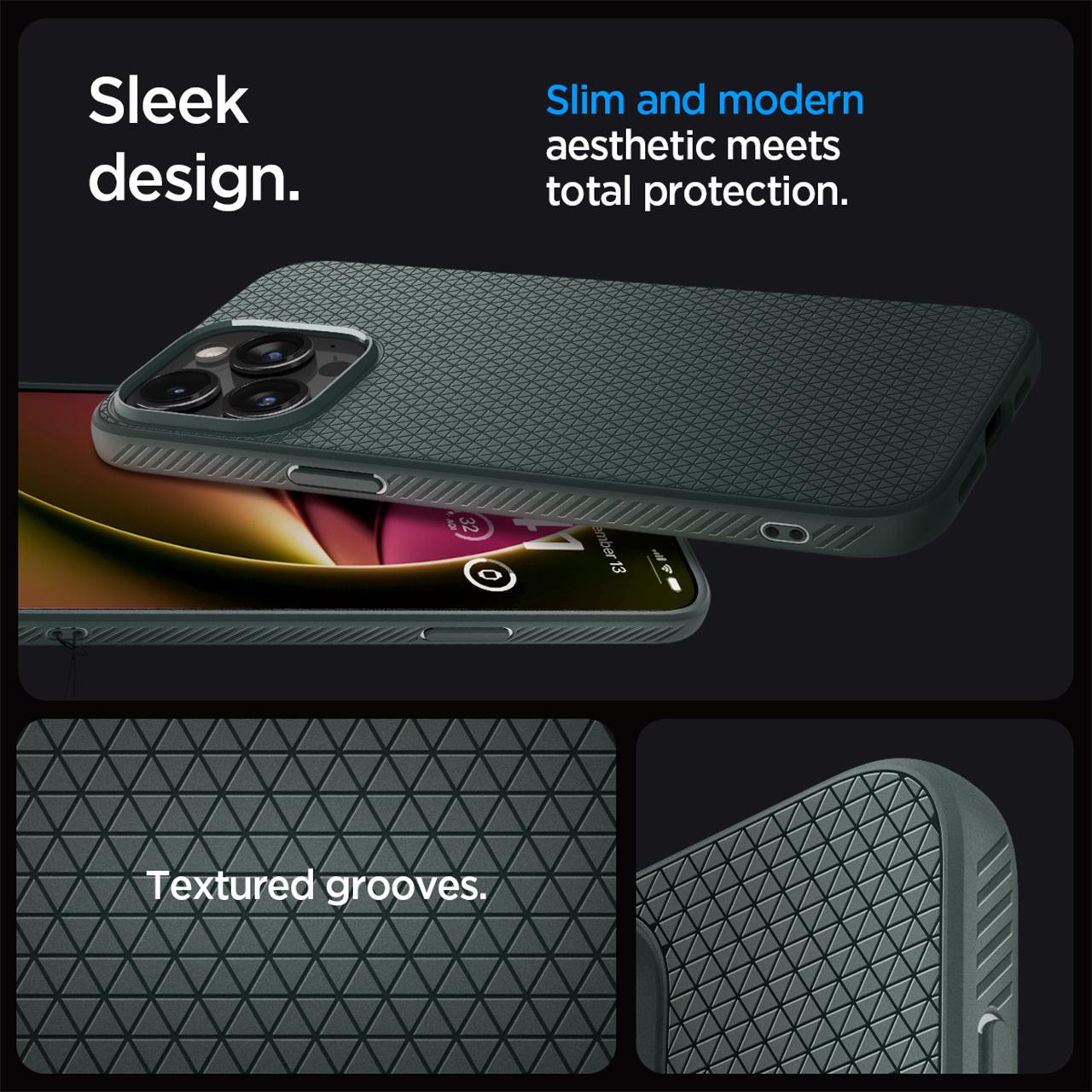 Spigen iPhone 15 Case Liquid Air - Matte Black ACS06790-1