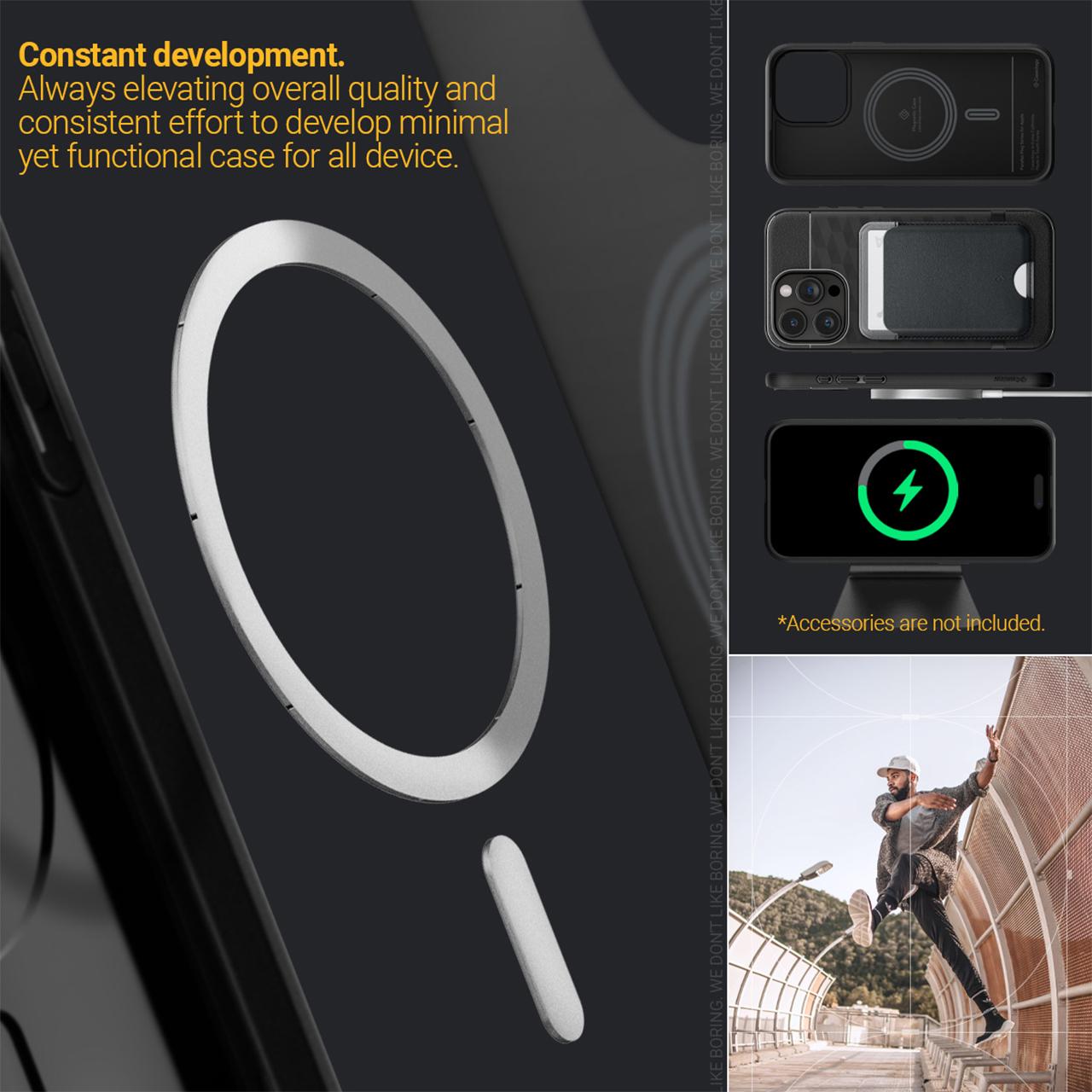 Case iPhone 15 Pro Max Plus Caseology Parallax MagSafe 3D Cover Casing