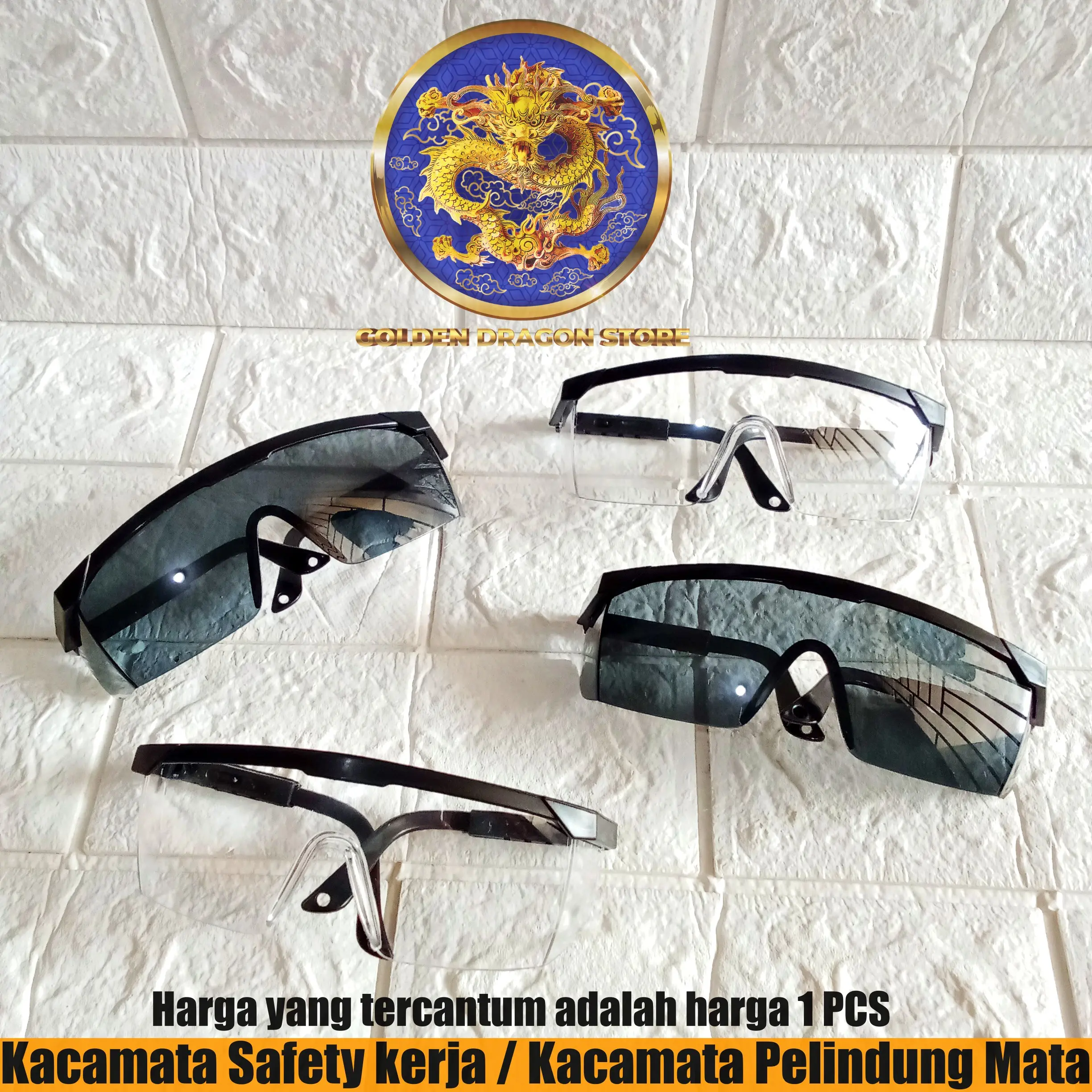 Kacamata Safety Kerja / Kaca Mata Pelindung Kerja