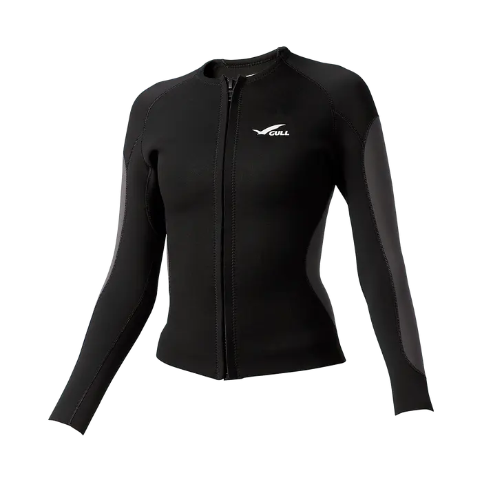 Gambar Gull Wetsuit 2,5MM Jersey Jacket Women's - Charcoal, MS dari Urban Adventure Kota Bandung 3 Tokopedia