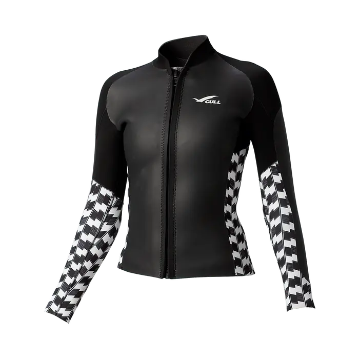 Gambar Gull Wetsuit 3MM Skin Jacket Women's - Black x Green, MS dari Urban Adventure Kota Administrasi Jakarta Selatan 4 Tokopedia