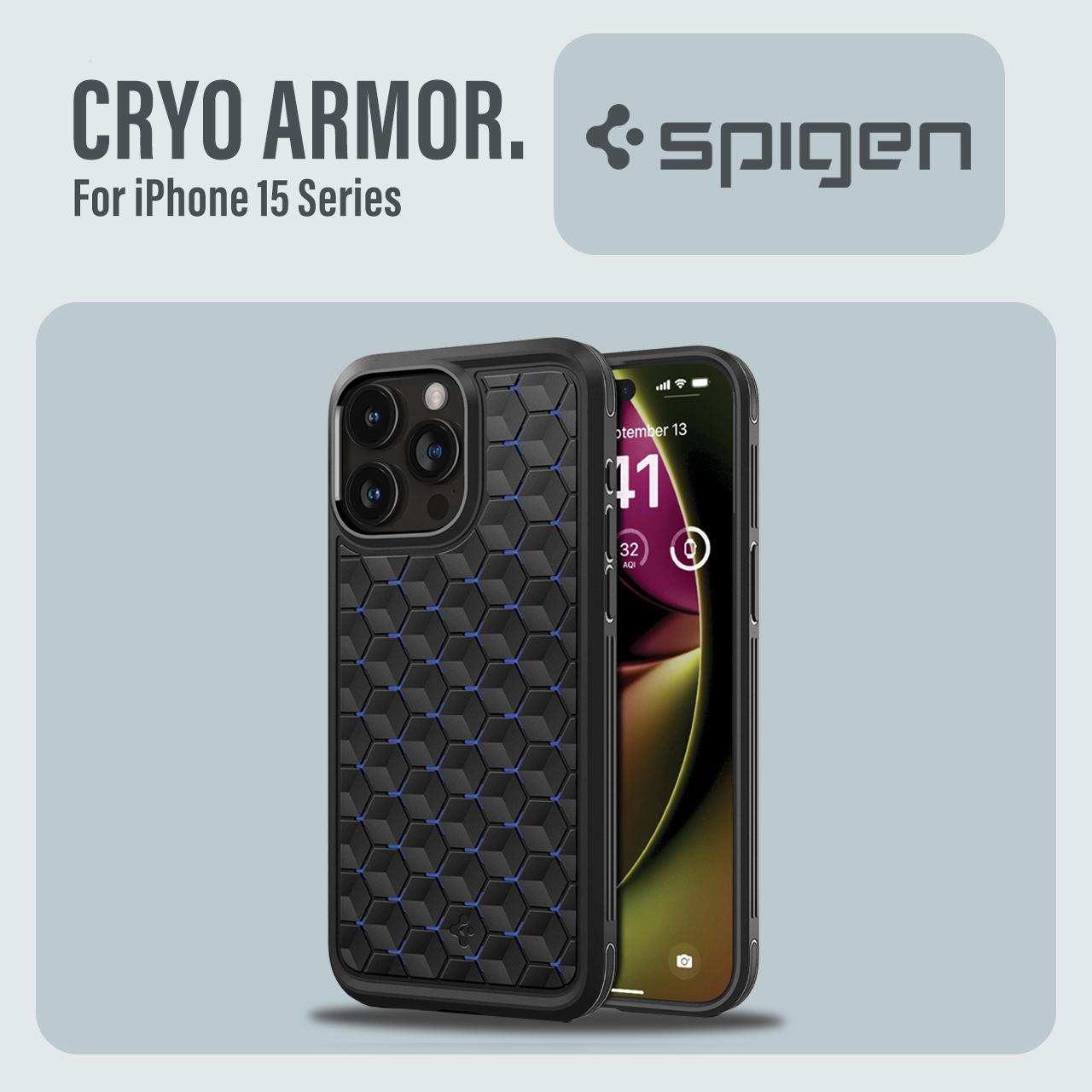 Spigen iPhone 15 Pro Max Case Cryo Armor - Cryo Red ACS06604
