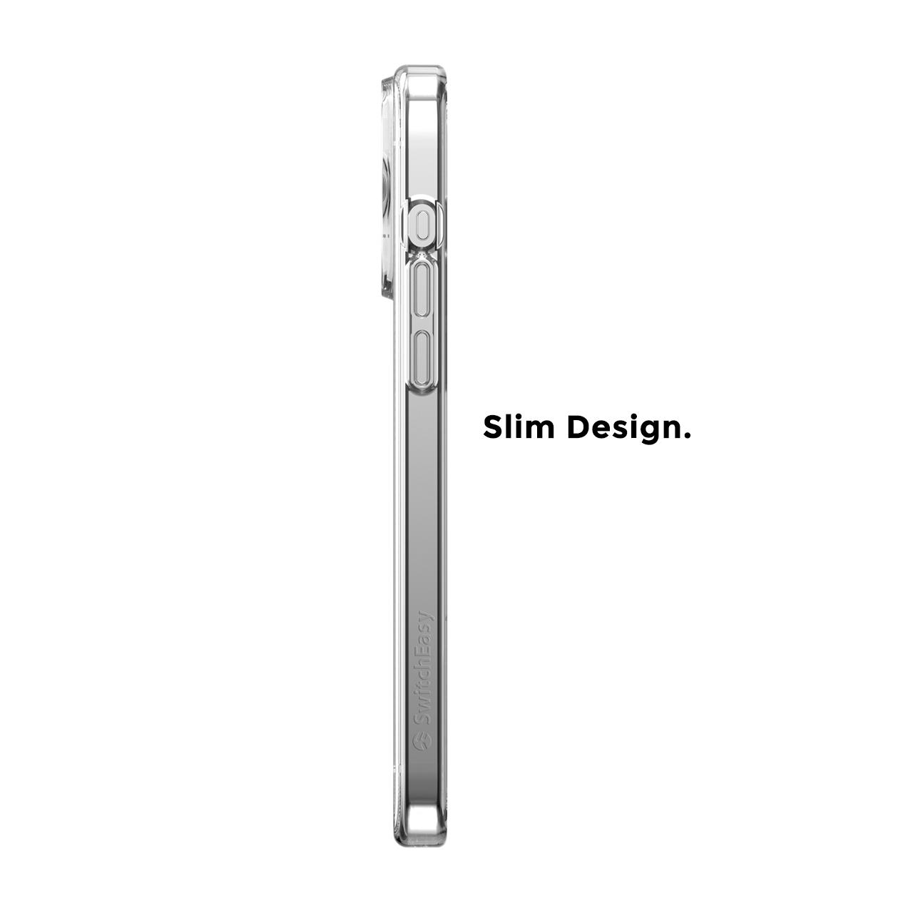 Case iPhone 15 Pro Max Plus SwitchEasy Crush MagSafe Clear Slim Casing