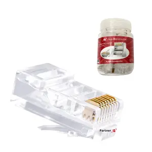 Konektor RJ45 Cat6 isi 50 Pcs Connector RJ45