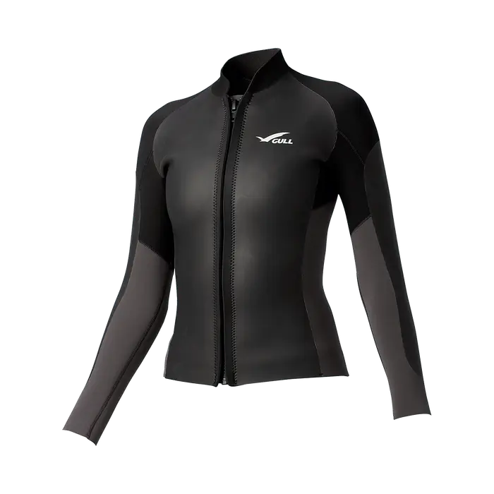 Gambar Gull Wetsuit 3MM Skin Jacket Women's - Black x Green, MS dari Urban Adventure Kota Administrasi Jakarta Selatan 5 Tokopedia