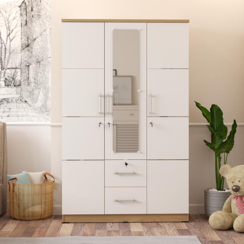 Furnicrush Lemari Pakaian 3 Pintu / Lemari Gamis / OLIVER WD - Shop ...