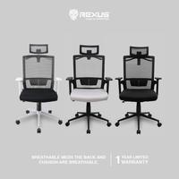 Gambar Rexus Ergonomic Office Chair NC-1 / NC1 - Kursi Kantor - Abu-abu dari Jaya PC Kota Administrasi Jakarta Pusat 1 Tokopedia