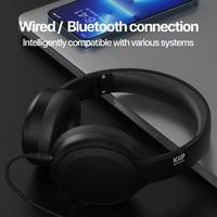 Gambar KIIP WIRELESS HEADPHONE BLUETOOTH HEADSET GAMING MIC ON TH30 - Black dari Citos Global Teknologi Kota Tangerang 5 Tokopedia
