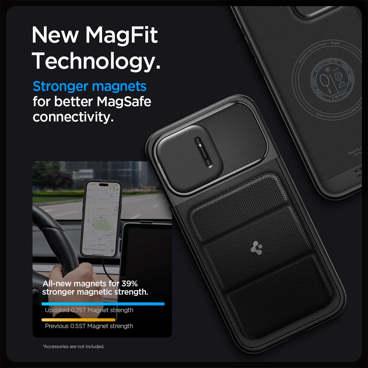 Case iPhone 15 Pro Max Plus Spigen Optik Armor Camera Slide Soft Cover