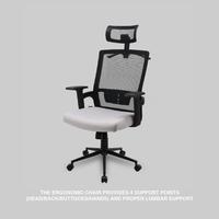 Gambar Rexus Ergonomic Office Chair NC-1 / NC1 - Kursi Kantor - Abu-abu dari Jaya PC Kota Administrasi Jakarta Pusat 4 Tokopedia