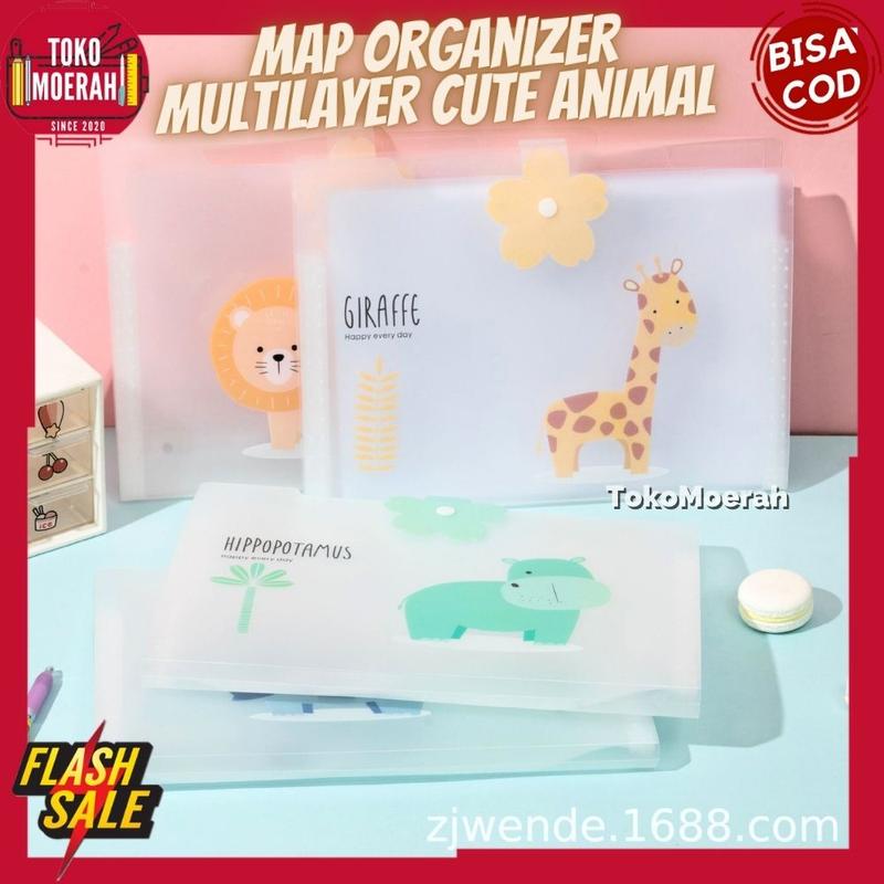 MAP LUCU MAP ORGANIZER MULTILAYER CUTE ANIMAL MURAH MAP UNIK - Shop ...