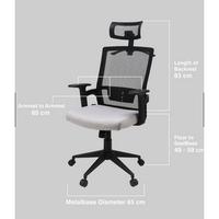 Gambar Rexus Ergonomic Office Chair NC-1 / NC1 - Kursi Kantor - Abu-abu dari Jaya PC Kota Administrasi Jakarta Pusat 2 Tokopedia
