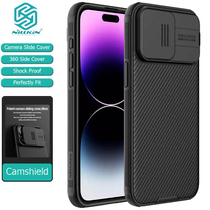 Gambar Nillkin Camshield Pro Case iPhone 15 Pro - Camera Cover Armor Ori 15p dari Logay Acc Kota Bandung Tokopedia